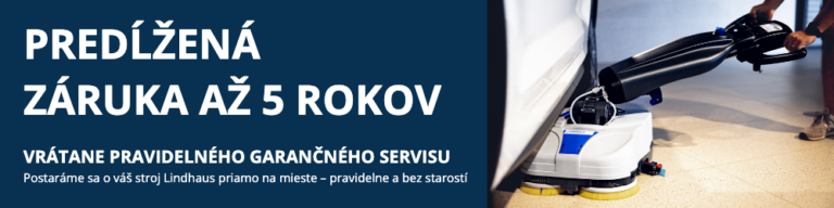 Predĺžená záruka až 5 rokov na umývacie stroje Lindhaus